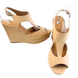 Nordstrom Springs Wedge Platform Sandals Size 9M